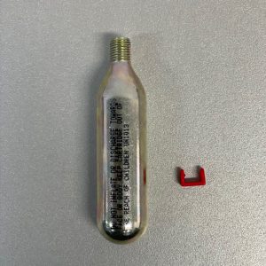 kit recarga cartucho airobag 16 gr y clip rojo seguridad